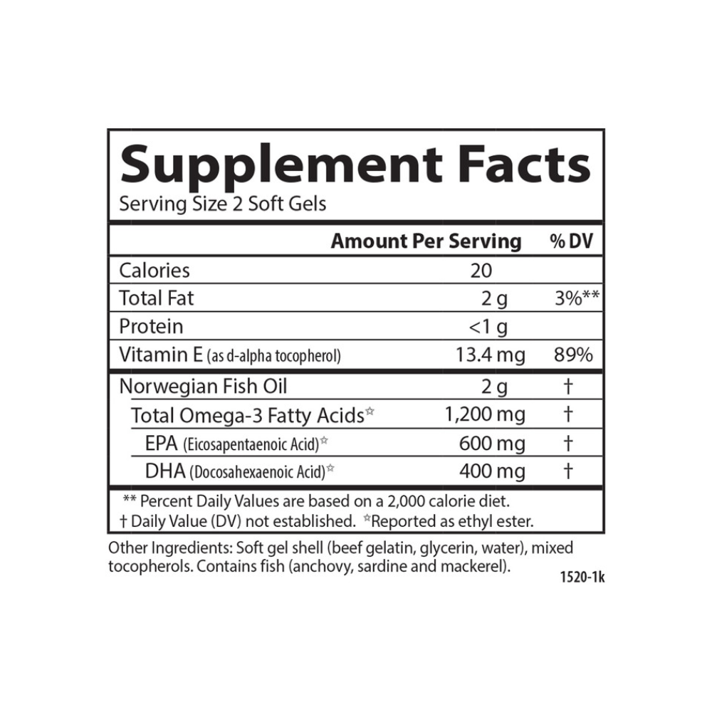 Carlson Super Omega-3 1200mg