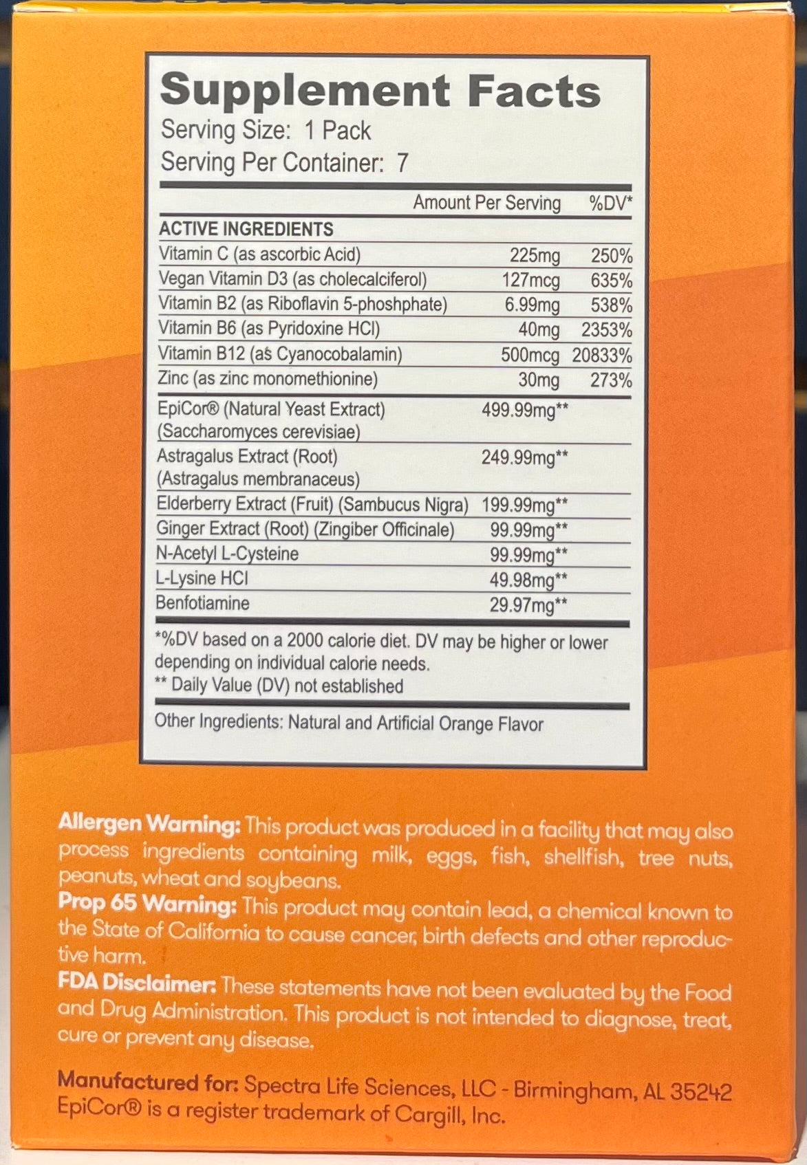 BoostNow Immune Support Drink Mix 7ct.