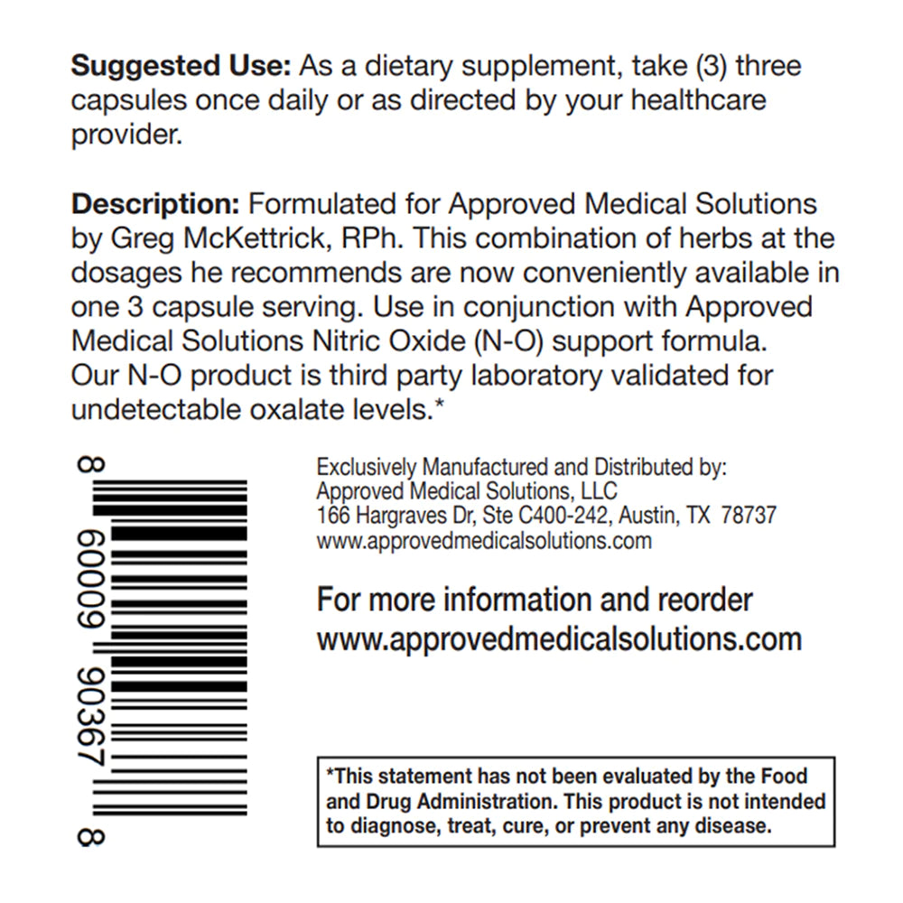 Approved Medical Solutions "Men's Health Formula"