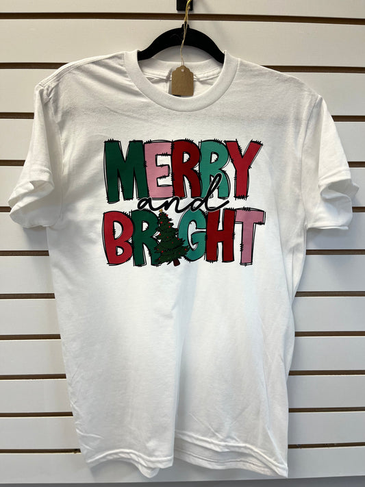 "Merry & Bright" T-Shirt