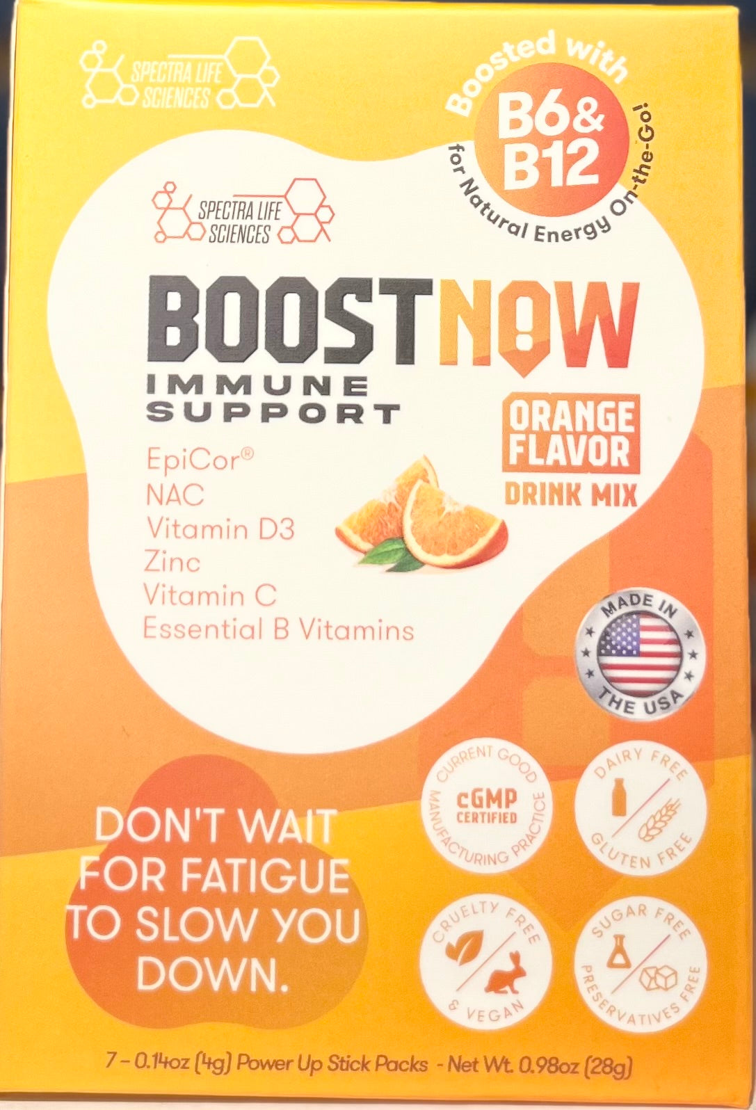 BoostNow  Immune Support Drink Mix  7ct.