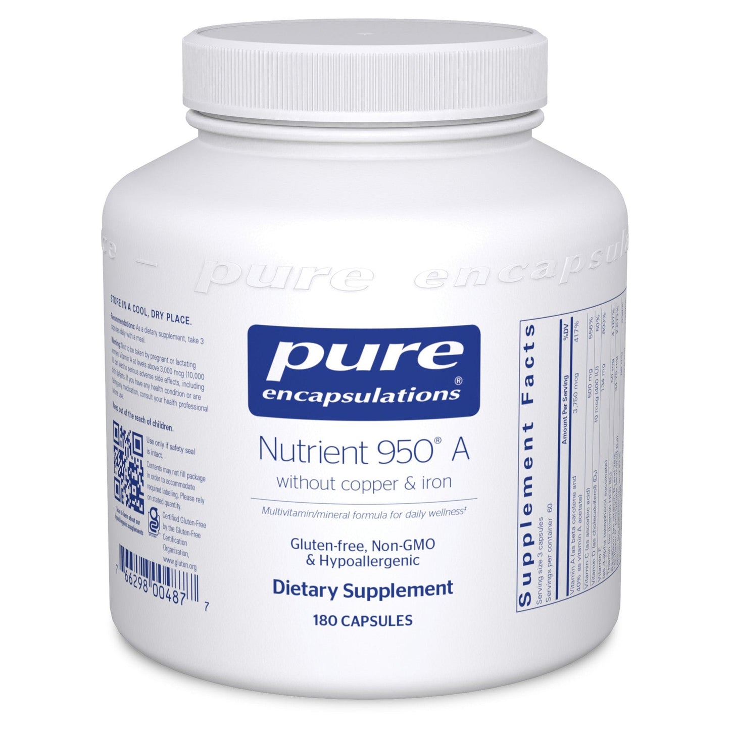 Nutrient 950 A without copper & iron