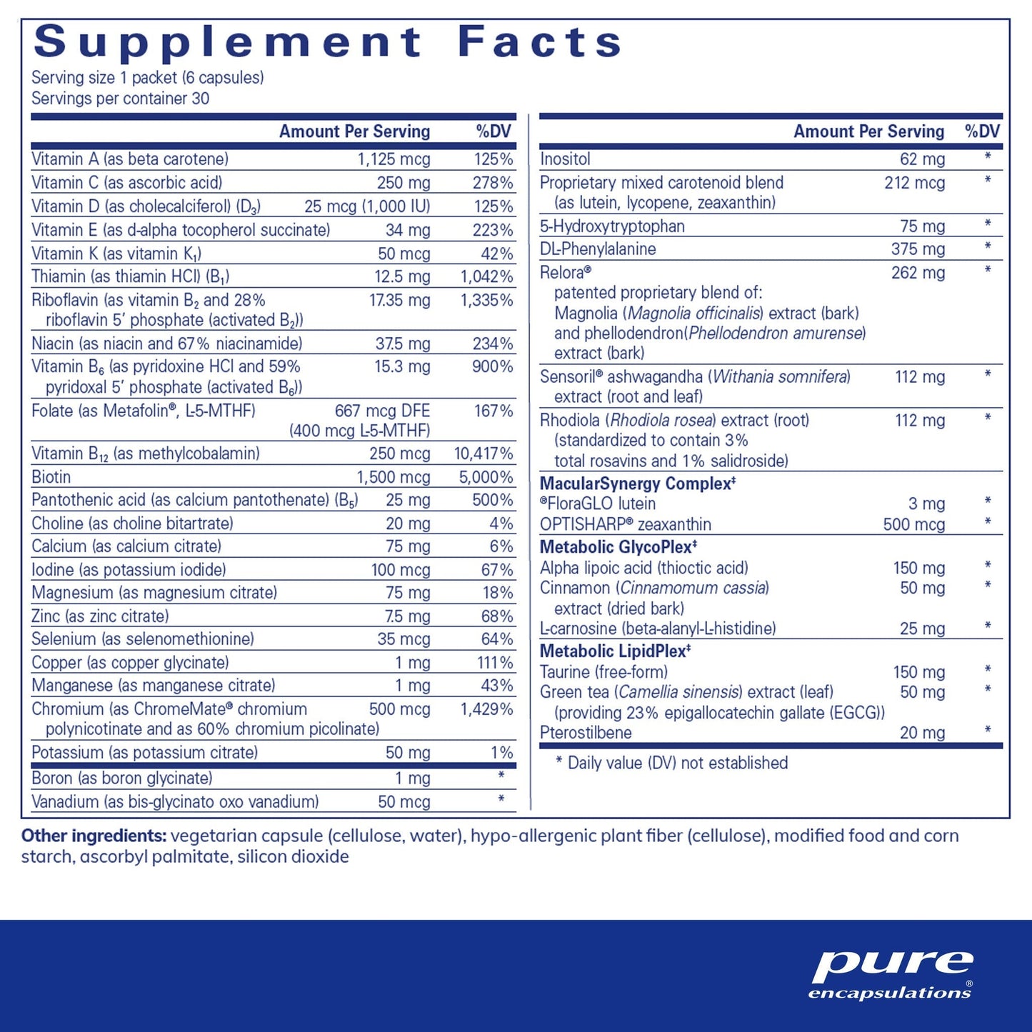 Daily Pure Pack - Weight Support