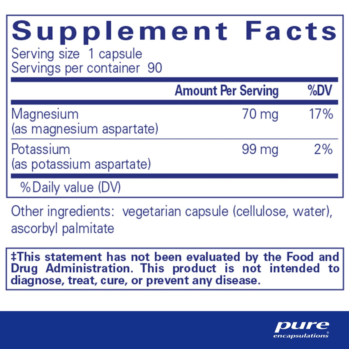 Potassium/Magnesium (aspartate)